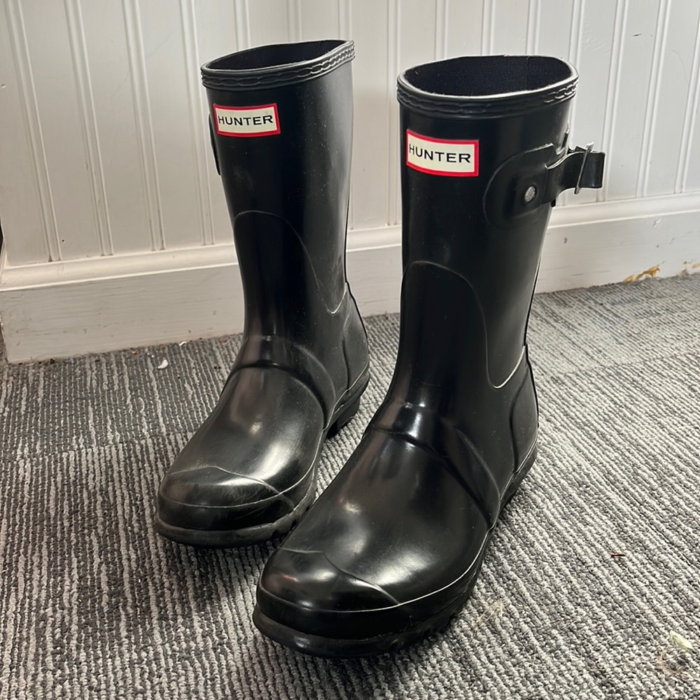 Hunter Black Boots Women’s Original Short